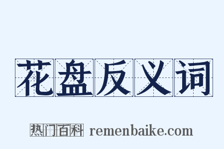 花盘反义词是什么意思的图片